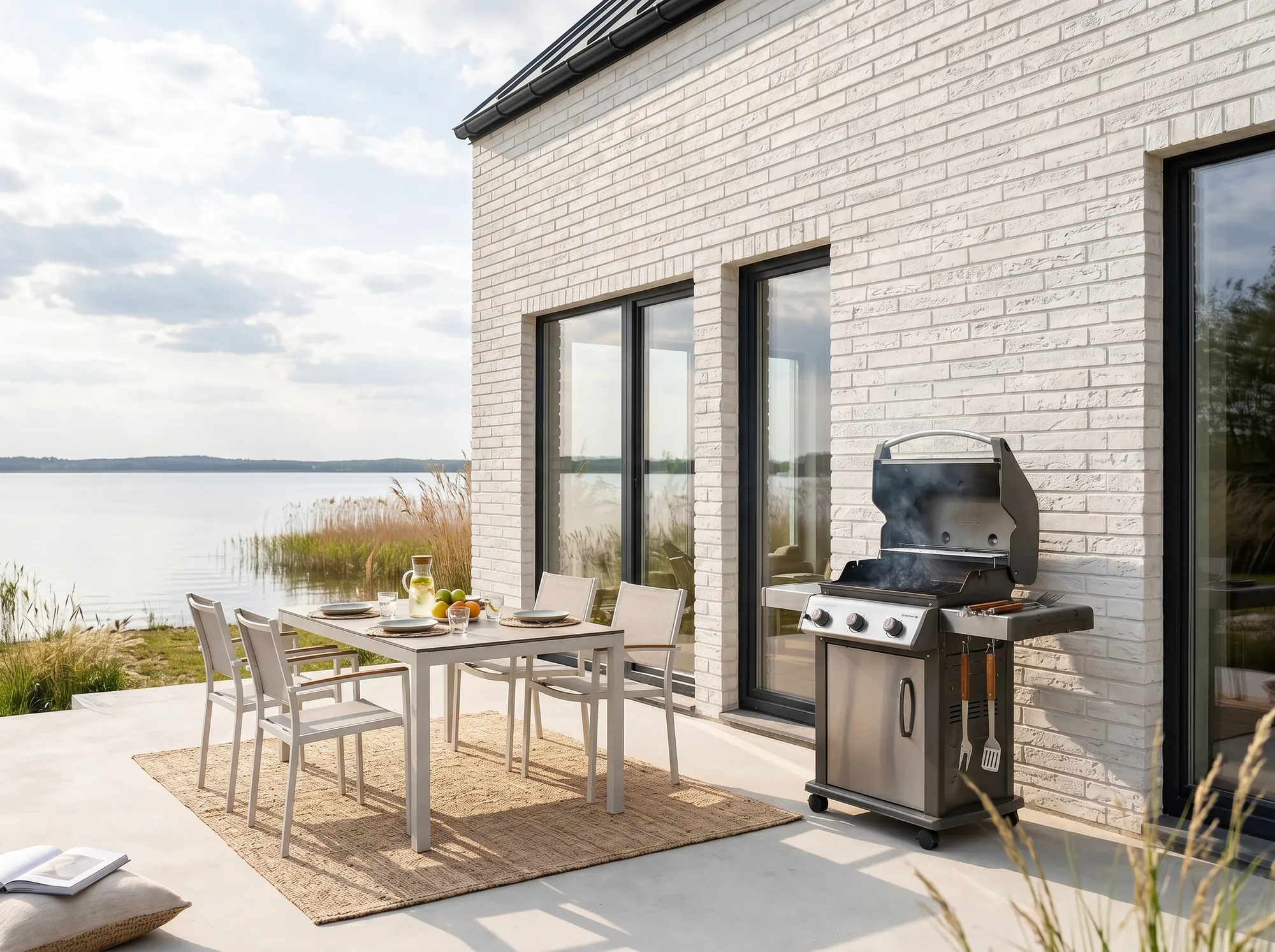 plytki-ceglane-elewacyjne-long-białe-wiosenny-grill